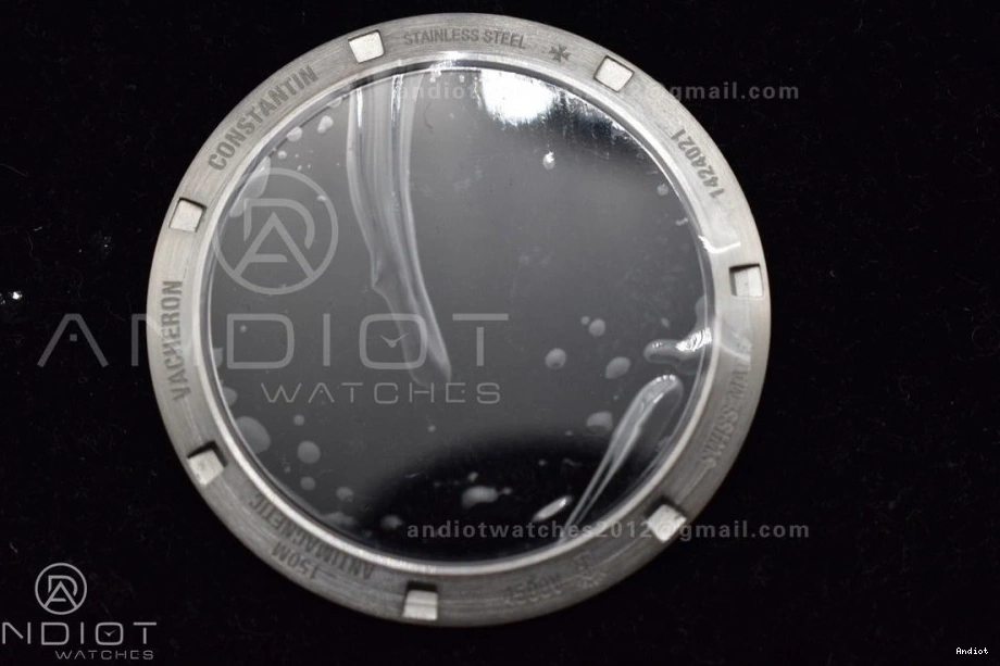 Silver 4500V Best Overseas Dial 924 SS 1:1 ZF TravelReady SS on Bracelet Edition A 0704